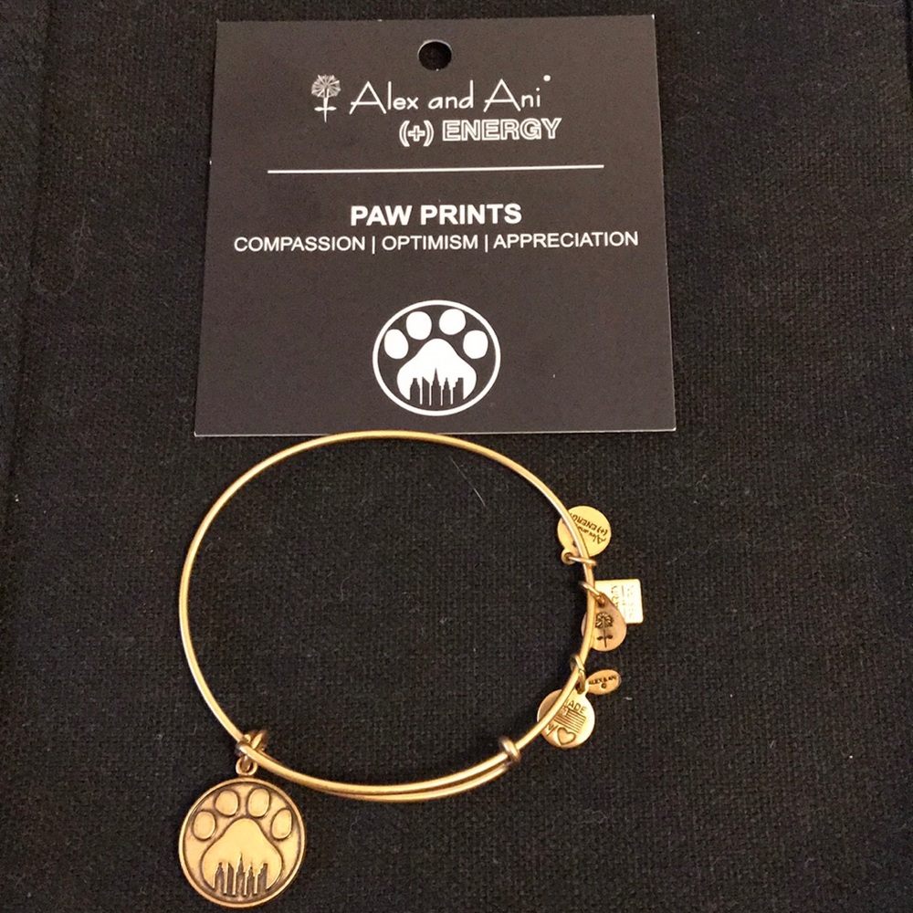 Alex and Ani Paw Prints bracelet